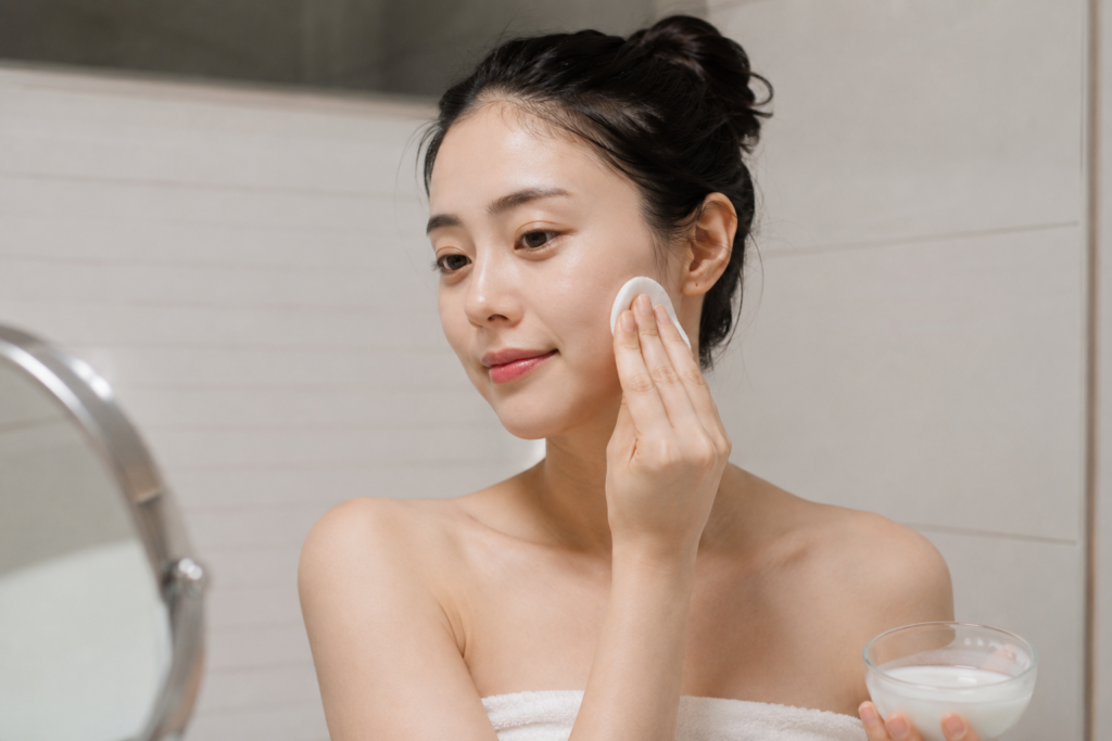 korean milk face mask bathhouse beauty secret diy skincare