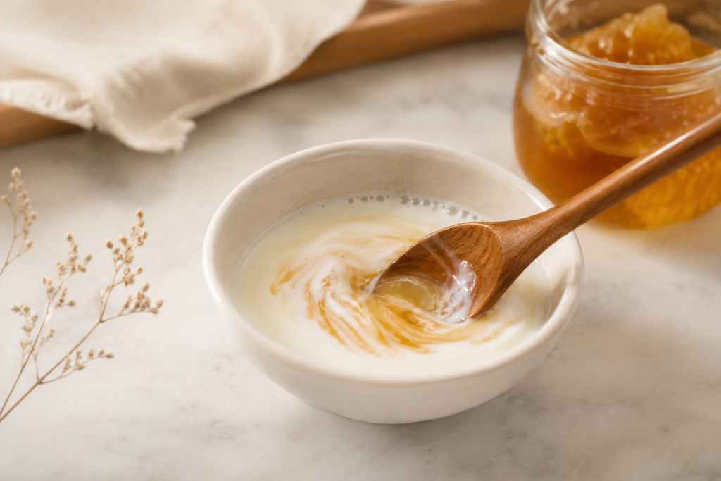 korean milk honey face mask
diy recipe for dry skin